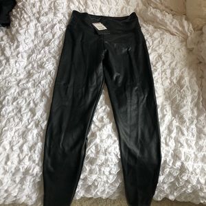 Leather leggings